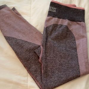 PINK seamless leggings SZ m